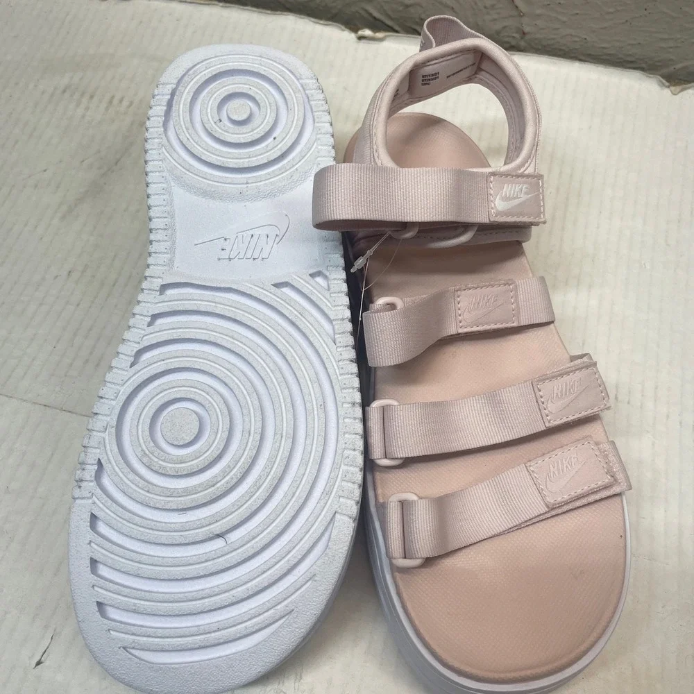Nike Icon Classic Platform Sandal NA Barely Rose White Pink DH0024-600 Womens 10